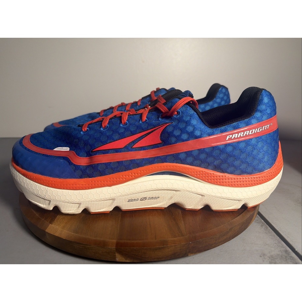 Altra Paradigm 1.5 A1535-1 Men's Size 14 Blue Red Road Running Shoes Zero Drop